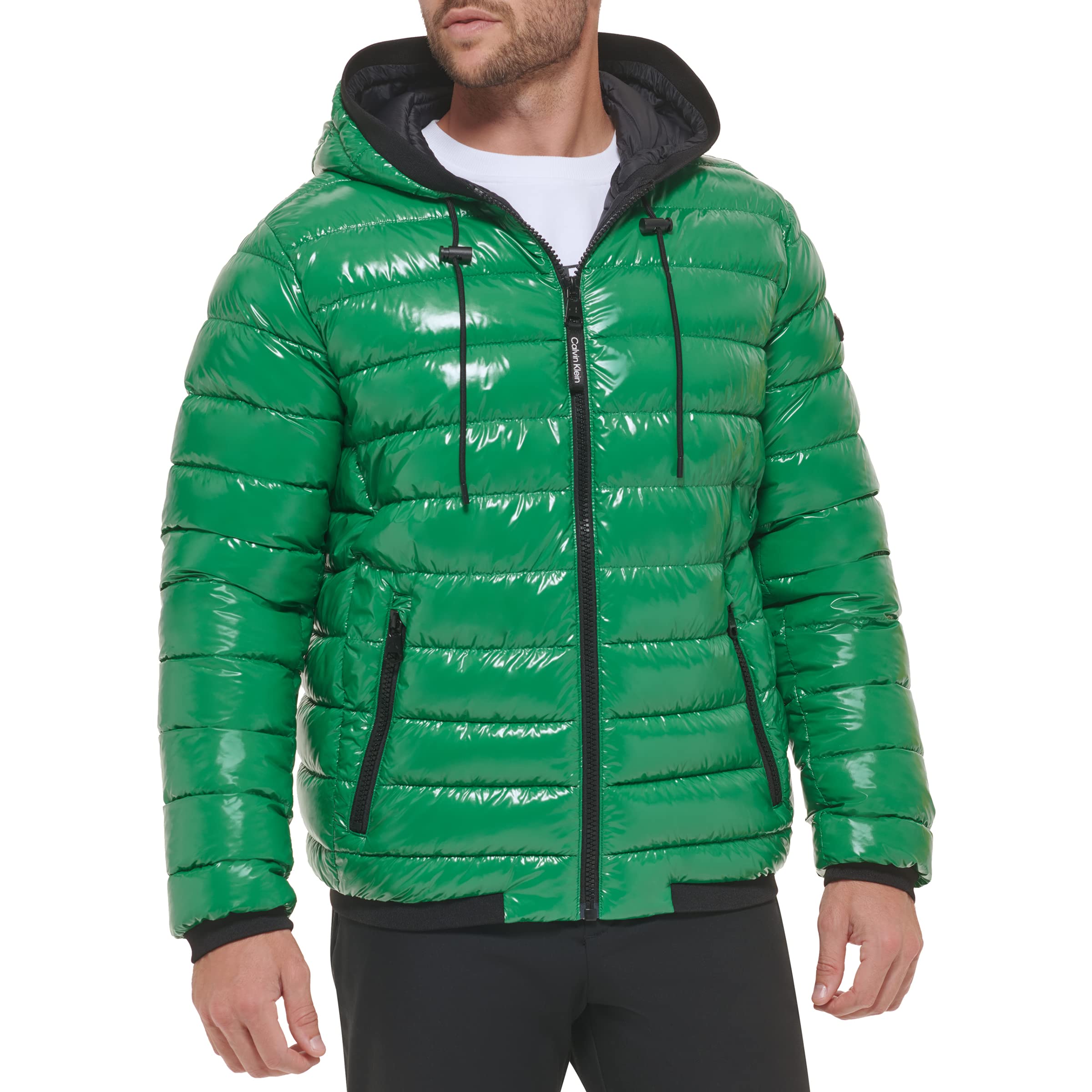 Calvin Klein Men's Snap Front Puffer Jacket